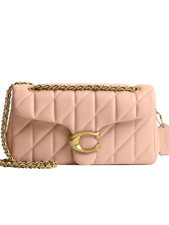Coach Handbags - Coach Tabby 26.  Quilted Leather Shoulder Bag in Blush with Gold Hardware